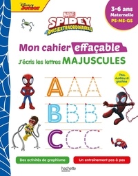  Disney Junior - J'écris les lettres majuscules Spidey et ses amis extraordinaires - Maternelle PS-MS-GS.
