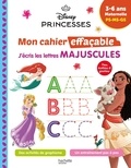 Collectif - Disney - Princesses Mon cahier effaçable - J'écris les lettres majuscules  (3-6 ans).