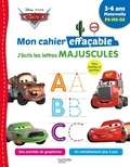  Collectif - Disney - Cars Mon cahier effaçable - J'écris les lettres majuscules  (3-6 ans).