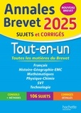 Brigitte Réauté et Michèle Laskar - Tout-en-un 3e Annales Brevet - Toutes les matières du nouveau Brevet.