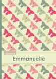  XXX - Le carnet d'Emmanuelle - Lignes, 96p, A5 - Papillons Vintage.