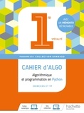 Eric Barbazo - Algorithmique et programmation en Python 1re spécialité Barbazo - Cahier d'algo (cahier d'exercices et TP).