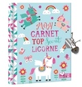 Louise Anglicas - Mon carnet top secret licorne - Avec un cadenas et deux clés.