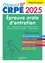 Carine Royer et Serge Herreman - Objectif CRPE 2024 - 2025 -  Réussir l'épreuve orale d'entretien.