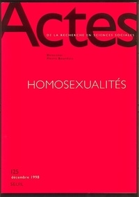  Collectif - ACTES DE LA RECHERCHE EN SCIENCES SOCIALES N° 125 DECEMBRE 1998 : HOMOSEXUALITES.