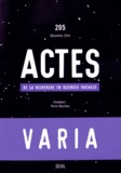 Julien Duval et Dominique Marchetti - Actes de la recherche en sciences sociales N° 205, Décembre 2014 : Varia.