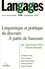Jean-Louis Chiss et Gérard Dessons - Langages N° 159, Septembre 20 : Linguistique et poétique du discours - A partir de Saussure.