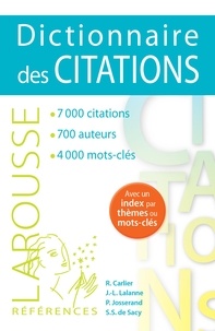 Robert Carlier et Jean-Louis Lalanne - Dictionnaire des citations.