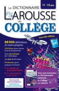  Larousse - Le dictionnaire Larousse du Collège - Avec carte d'activation pour tablette.