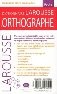 Dictionnaire d'orthographe