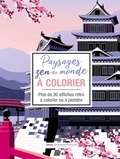 Tiphaine Desmoulière - Paysages zen du monde à colorier - Plus de 30 affiches rétro à colorier ou à peindre.