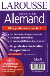 Mini dictionnaire Allemand. Français-Allemand Allemand-Français