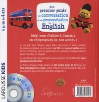 Mon premier guide de conversation et de prononciation in English  avec 1 CD audio