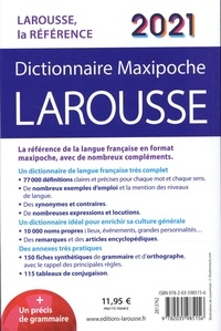 Dictionnaire Maxipoche Larousse  Edition 2021