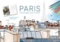 Sandra Lebrun - Paris - Carnet coloriages cartes postales.