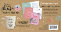 Coffret Ma petite pause rien que pour moi !. Avec un mug en céramique "Cherche sosie pour travailler à ma place demain"