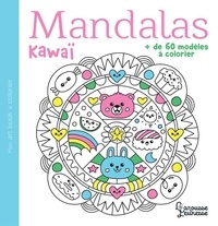  Larousse - Mandalas kawaï - + de 60 modèles à colorier.
