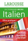  Larousse - Dictionnaire micro français-italien ; italien-français.