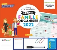  Larousse - Grand calendrier mensuel famille organisée - 16 mois, de septembre 2021 à décembre 2022.