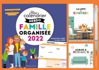  Larousse - Bloc calendrier hebdo famille organisée - Septembre 2021 à Août 2022.