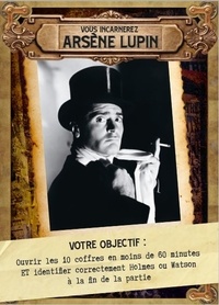 Arsène Lupin contre Sherlock Holmes. Avec 30 cartes énigmes, 3 planches, 1 décodeur, 8 cartes personnages