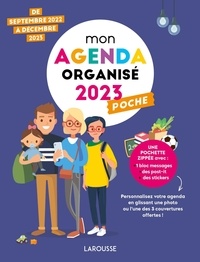  Larousse - Mon agenda Organisé poche - De septembre 2022 à décembre 2023.