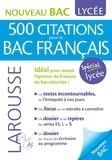  Collectif - 500 citations pour le bac français.