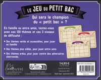 Le jeu du petit bac. Avec 60 cartes et un feutre effaçable