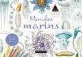  Larousse - Mondes marins - 36 cartes postales prédécoupées.