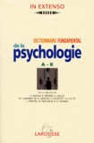 P Garnier et  Collectif - Dictionnaire Fondamental De La Psychologie Coffret 2 Volumes : Volume 1, A-K. Volume 2, L-Z.