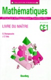 Jean-Claude Fatta et Gérard Champeyrache - Mathematiques Ce1. Livre Du Maitre.