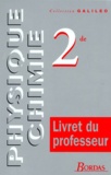 Jean-Pierre Lecardonnel et  Collectif - Physique Chimie 2nde. Livre Du Professeur, Programme 1993.