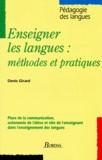 Denis Girard - Enseigner les langues - Méthodes et pratiques.