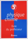 René Vento et Daniel Léger - Physique Chimie 5e - Livre du professeur.