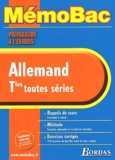Konstance Bernardi-Pau - Allemand Terminales Toutes Series. Preparation A L'Examen.