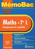 Lionel Weinsanto - Maths Tle L - Enseignement de spécialité.