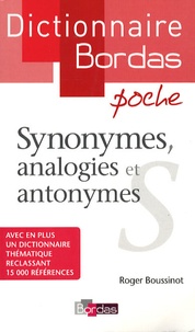 Roger Boussinot - Synonymes, analogies et antonymes.