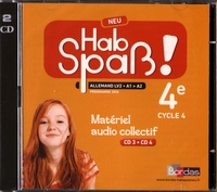 Elisabeth Lansel - Allemand 4e LV2 A1 Hab Spass! Neu - Matériel audio collectif. 2 CD audio