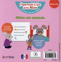 J'apprends à lire avec Olive  Olive est malade