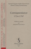 Samuel-Auguste Tissot - Correspondance - 1754-1797.