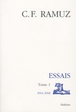 Charles-Ferdinand Ramuz - Oeuvres complètes - Volume 15, Essais Tome 1 (1914-1918).