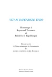  Slatkine - Vitam impendere vero - Hommage à Raymond Trousson et Frédéric S Eigeldinger.
