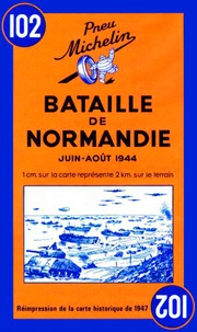 Anonyme - Bataille de Normandie - Carte historique.