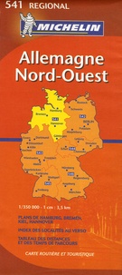  Michelin - Allemagne Nord-Ouest 1/350 000.