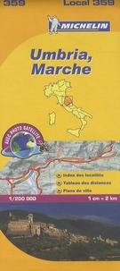  Michelin - Umbria, Marche - 1/200 000.