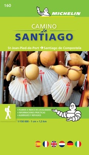  Michelin - Camino de Santiago - St-Jean-Pied-de-Port - Santiago de Compostela 1/150 000.