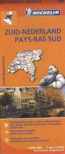  Michelin - Zuid-Nederland / Pays-Bas sud - 1/200 000.