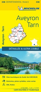  Michelin - Aveyron, Tarn - 1/150 000.