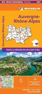  Michelin - Auvergne-Rhône-Alpes - 1/400 000.