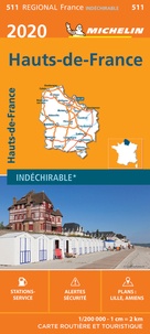  Michelin - Hauts-de-France - 1/200 000, indéchirable.